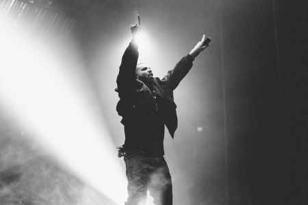 Drake performing live